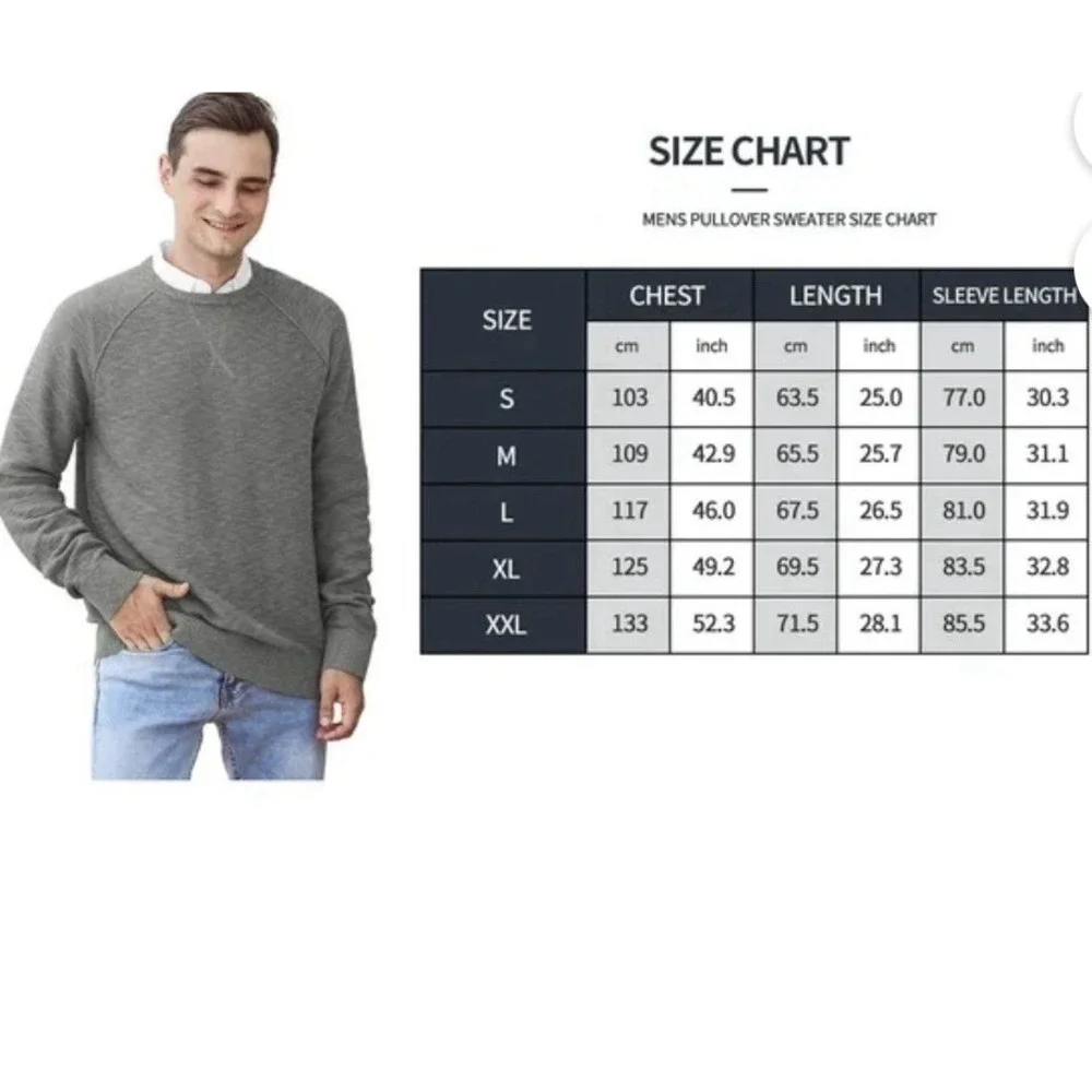 Men's  Iceland Crewneck Pullover Soft Knit Sweater NWT 2x White
